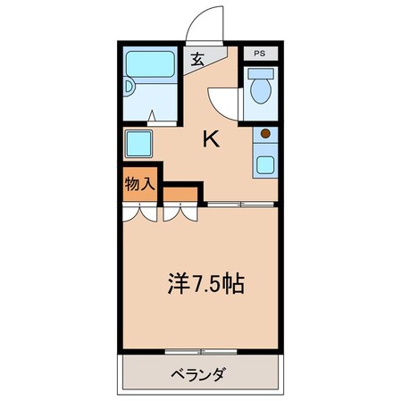 上田駅 徒歩3分 2階の物件間取画像